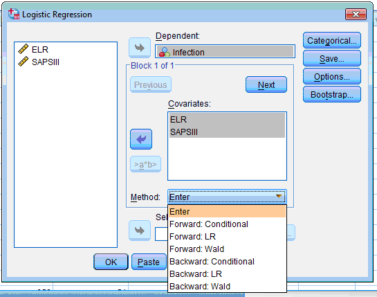 Regression method